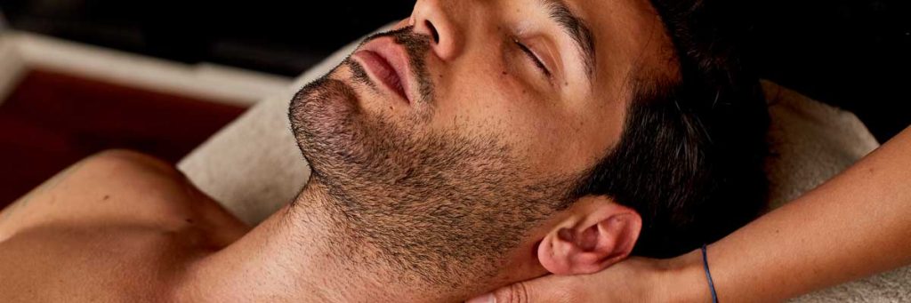 Massages for men - Face Of Man treatments